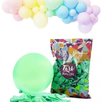 makaron yeşil balon