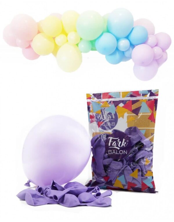 makaron lila balon