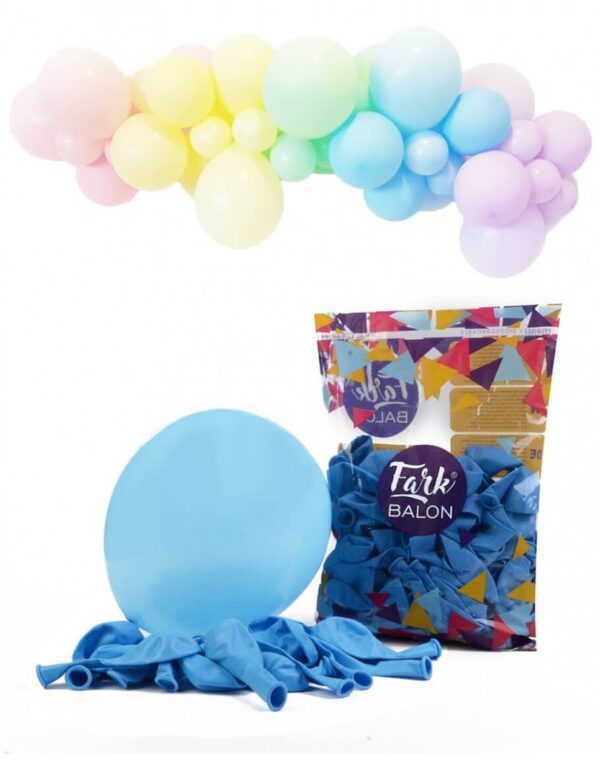 makaron mavi balon