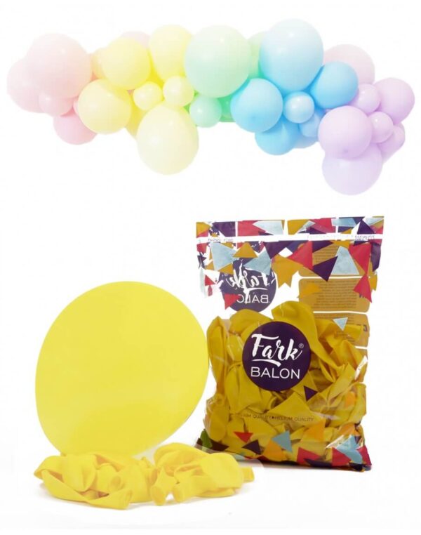 makaron sarı balon