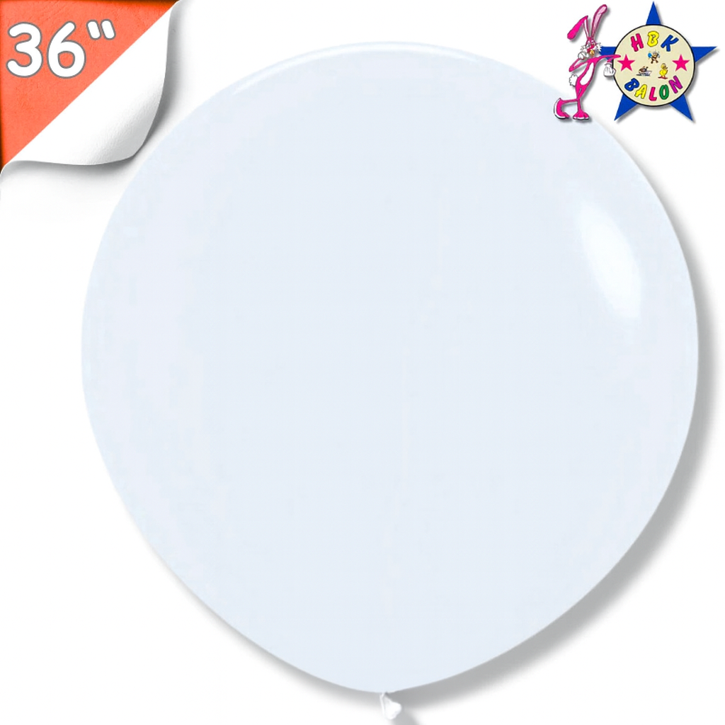 36 inç beyaz balon