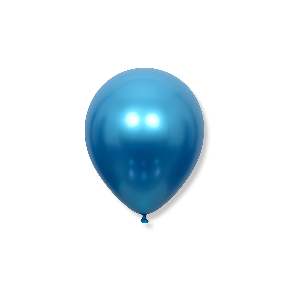 5 inç mavi krom balon