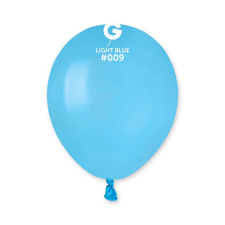 açık mavi balon