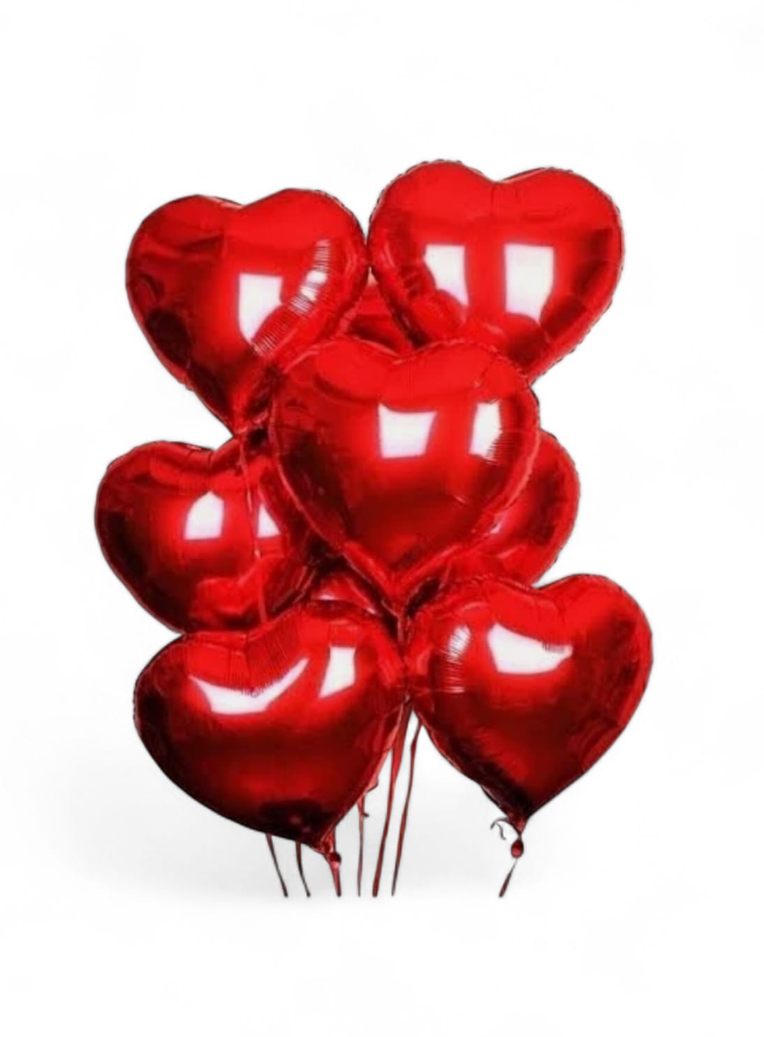 uçan kalp folyo balon