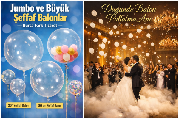 jumbo balon patlatma